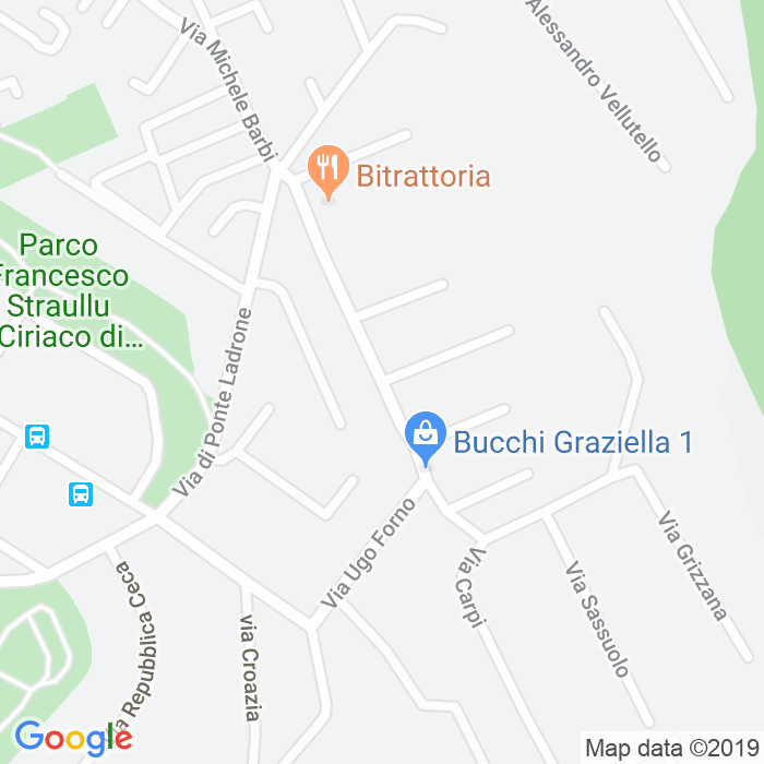CAP di Via Brunone Bianchi a Roma