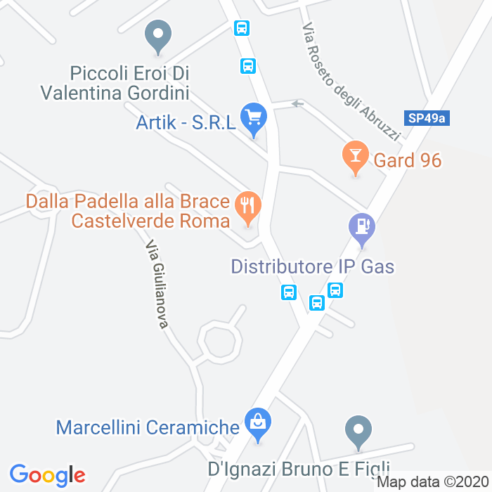 CAP di Via Calascio a Roma