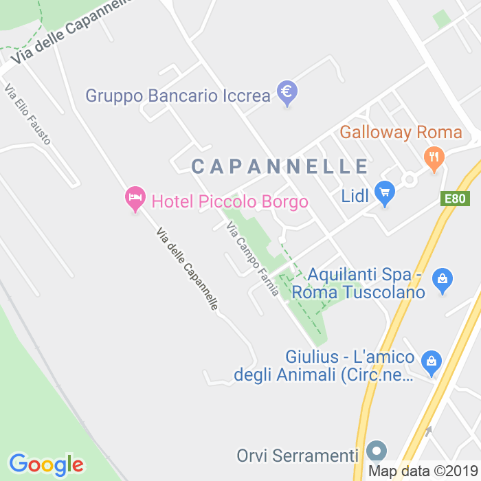 CAP di Via Campo Farnia a Roma
