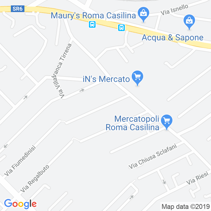 CAP di Via Campofelice Di Fitalia a Roma