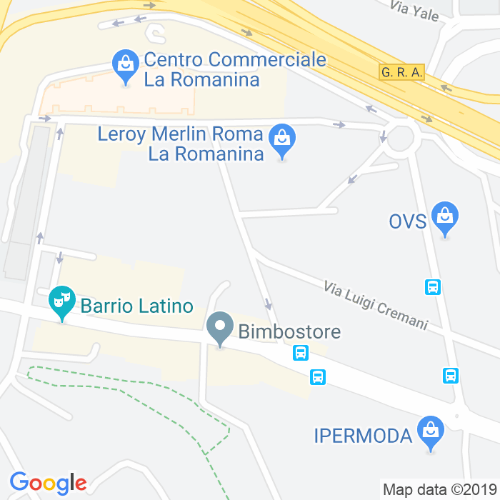 CAP di Via Canonico Tancredi a Roma