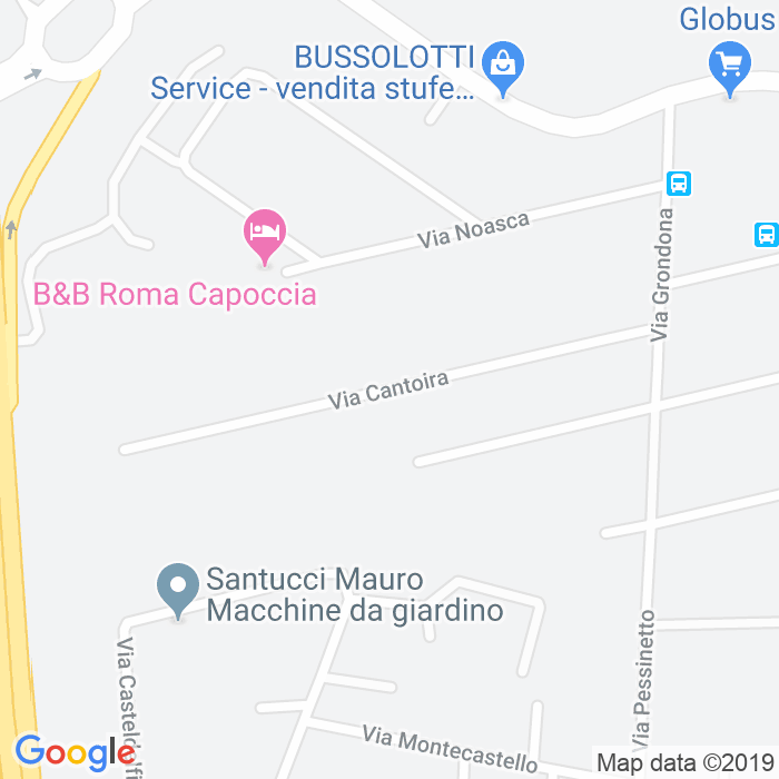 CAP di Via Cantoira a Roma