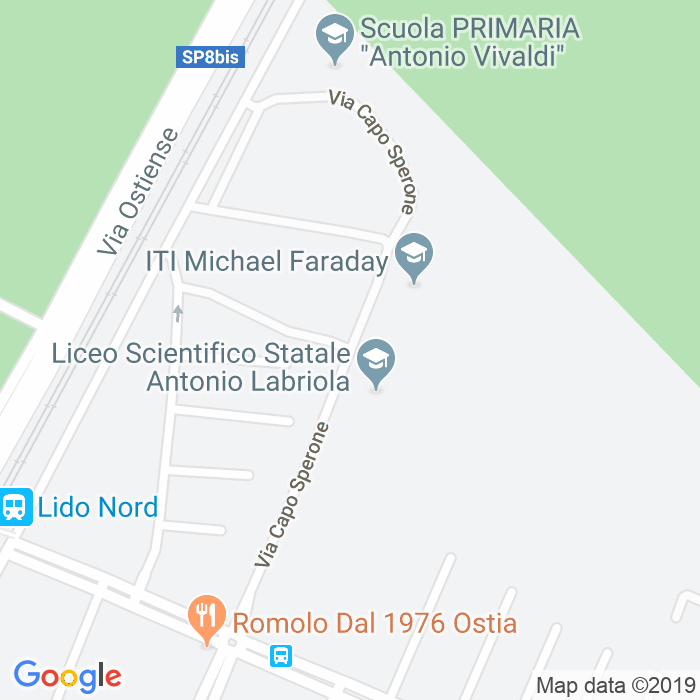 CAP di Via Capo Sperone a Roma