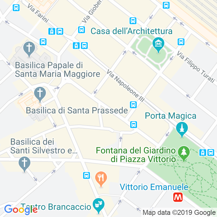 CAP di Via Carlo Alberto a Roma