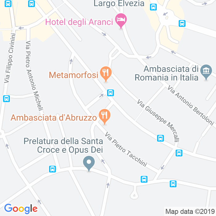 CAP di Via Carlo Allioni a Roma