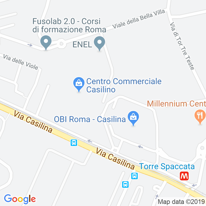 CAP di Via Carlo De Marchesetti a Roma