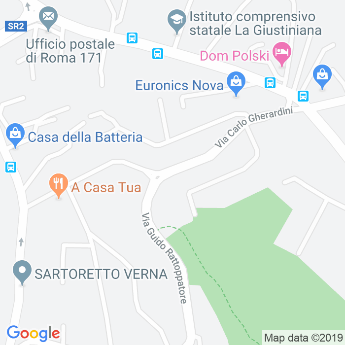 CAP di Via Carlo Gherardini a Roma