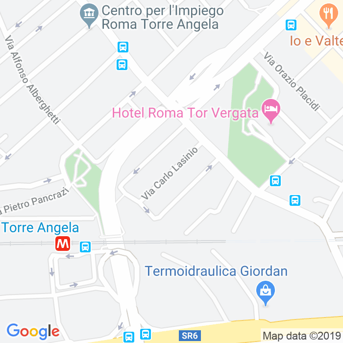CAP di Via Carlo Lasinio a Roma