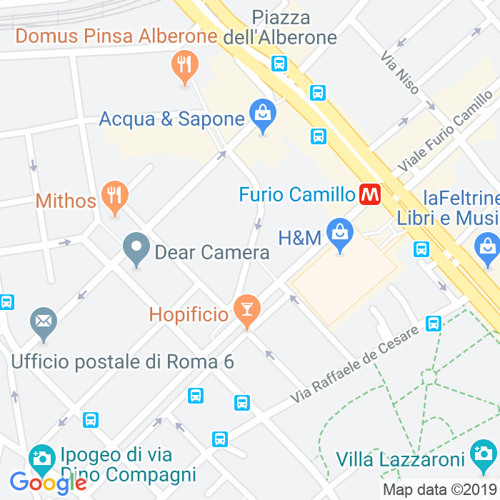 CAP di Via Carlo Sigonio a Roma