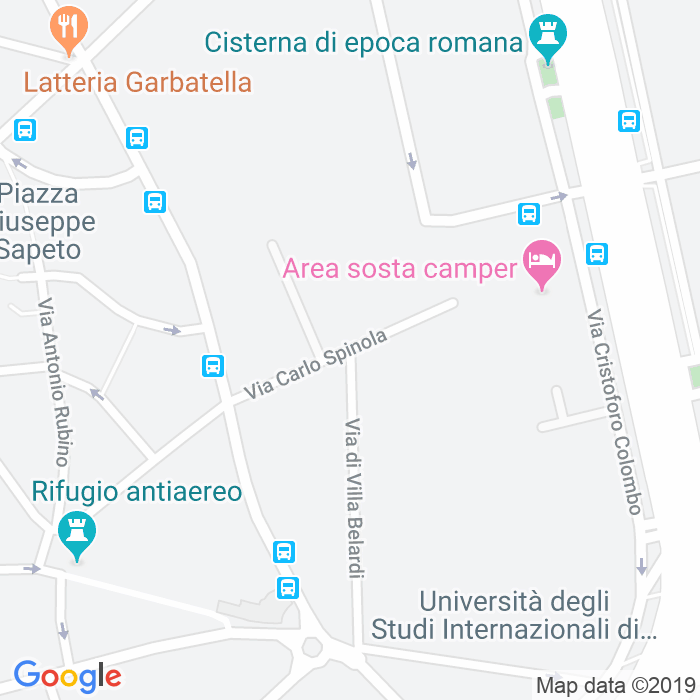 CAP di Via Carlo Spinola a Roma