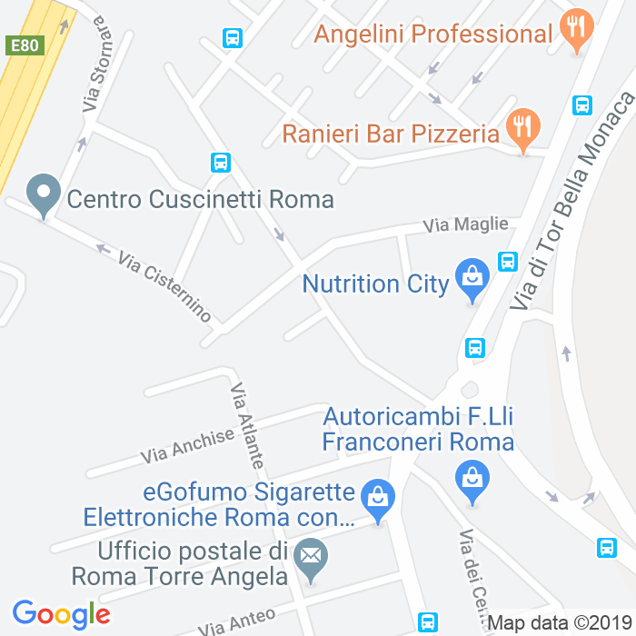 CAP di Via Carovigno a Roma
