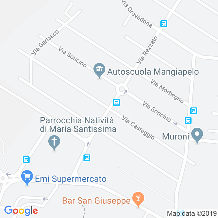 CAP di Via Casteggio a Roma