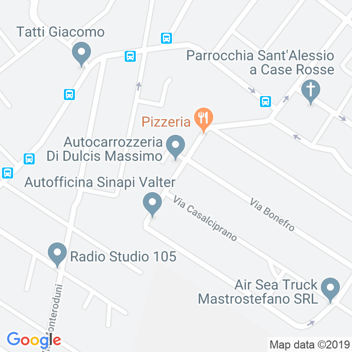 CAP di Via Castelbottaccio a Roma