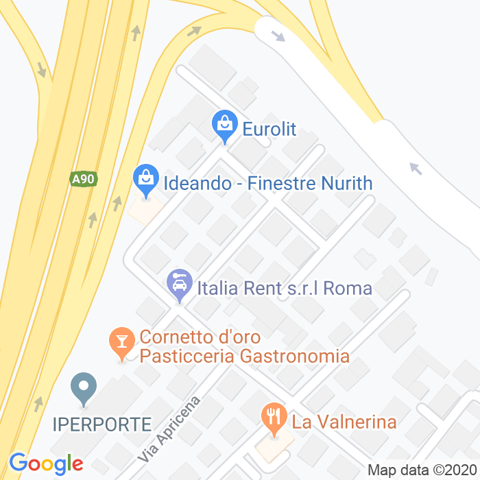 CAP di Via Castellana Grotte a Roma