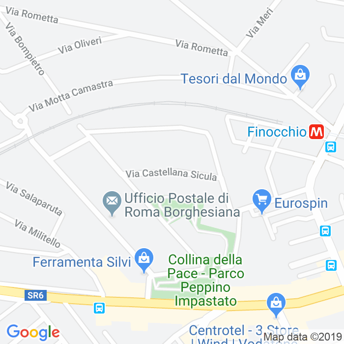 CAP di Via Castellana Sicula a Roma