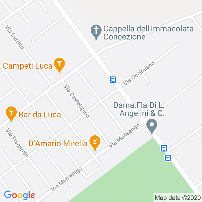 CAP di Via Castelletto D'Erro a Roma