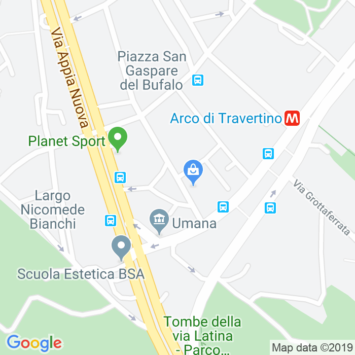 CAP di Via Castro Dei Volsci a Roma