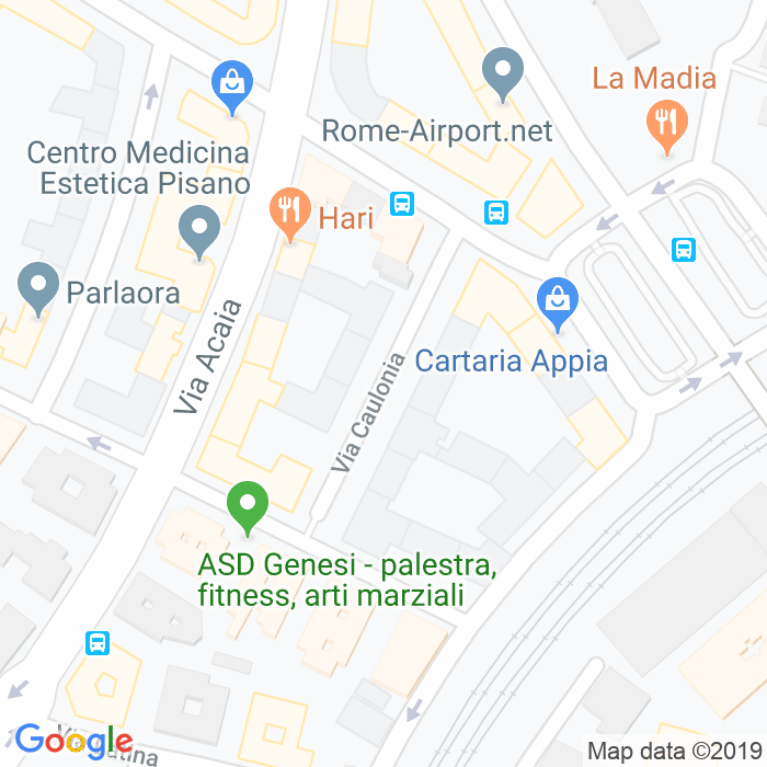 CAP di Via Caulonia a Roma
