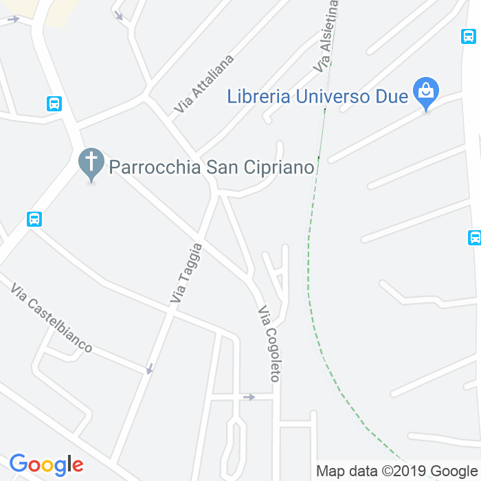 CAP di Via Ceriana a Roma