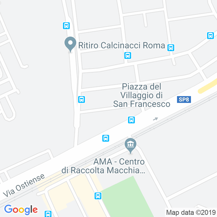 CAP di Via Cesidio Francesco Perelli a Roma