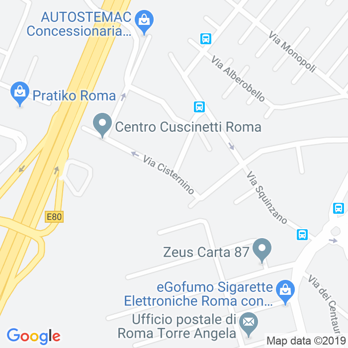 CAP di Via Cisternino a Roma