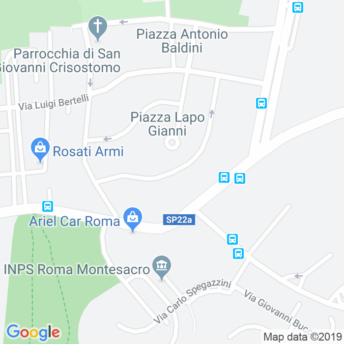 CAP di Via Claudio Achillini a Roma