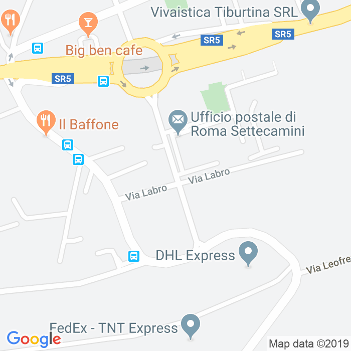 CAP di Via Colli Sul Velino a Roma