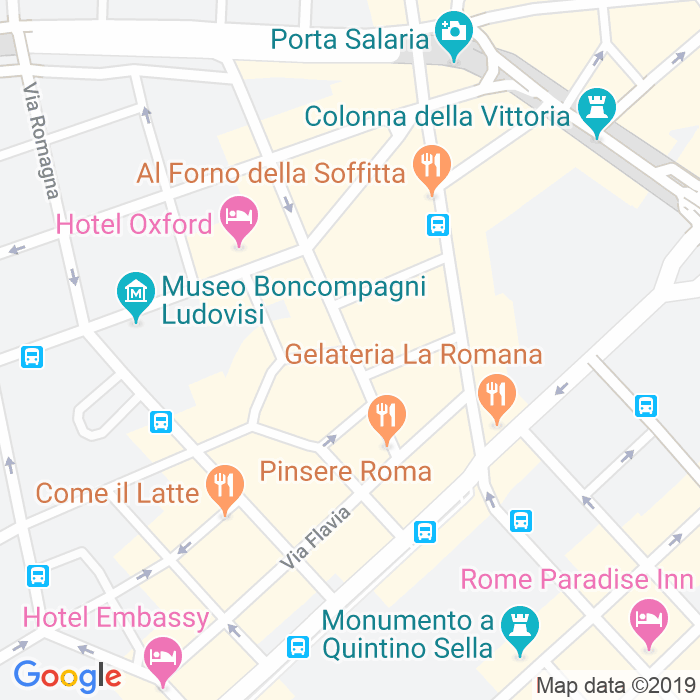 CAP di Via Collina a Roma