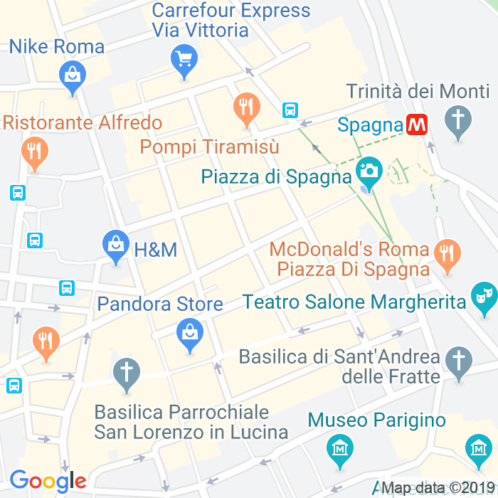 CAP di Via Condotti a Roma