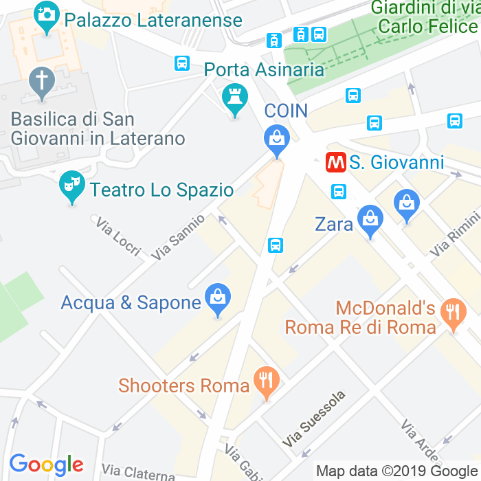 CAP di Via Corfinio a Roma