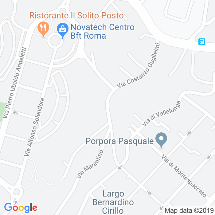 CAP di Via Costanzo Guglielmi a Roma