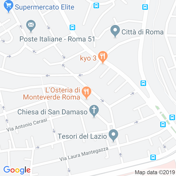 CAP di Via Damaso Cerquetti a Roma