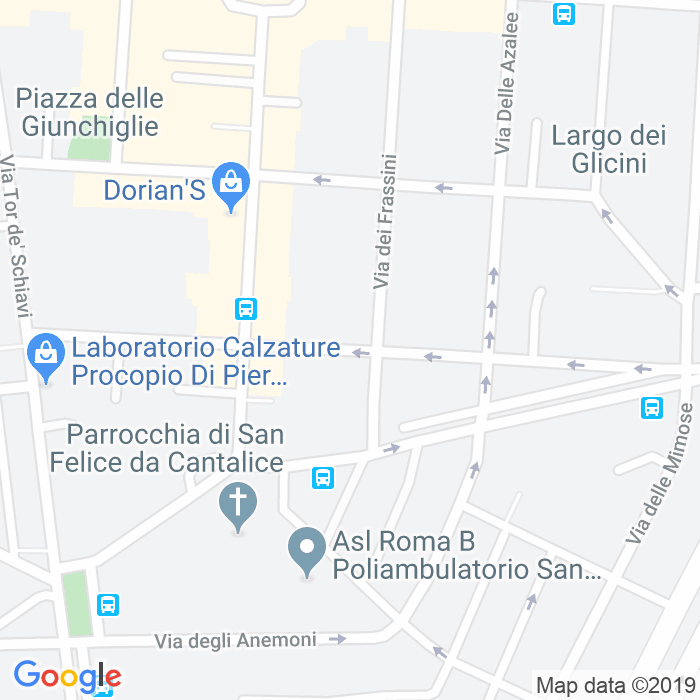 CAP di Via Degli Aceri a Roma