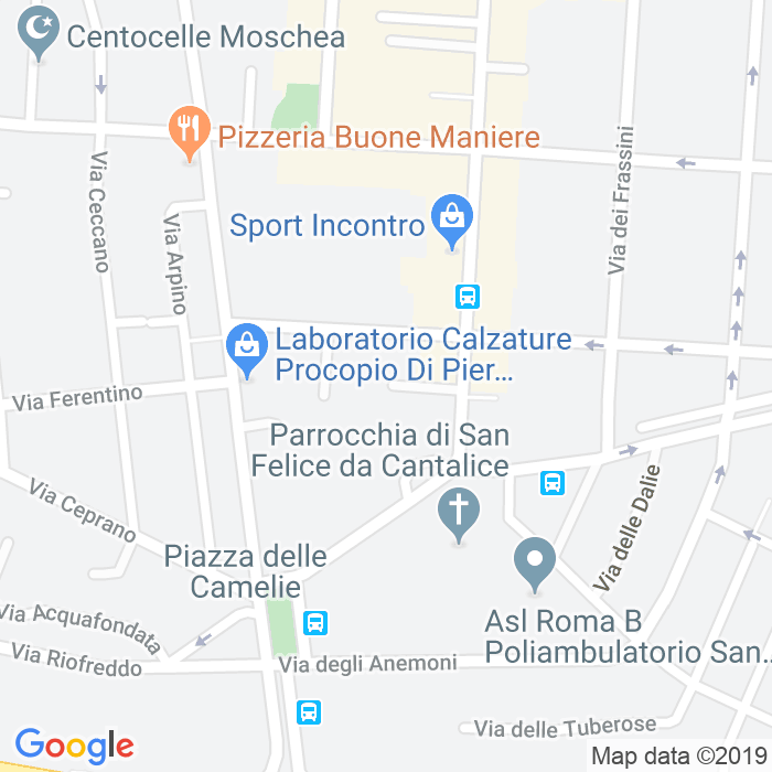 CAP di Via Degli Amaranti a Roma