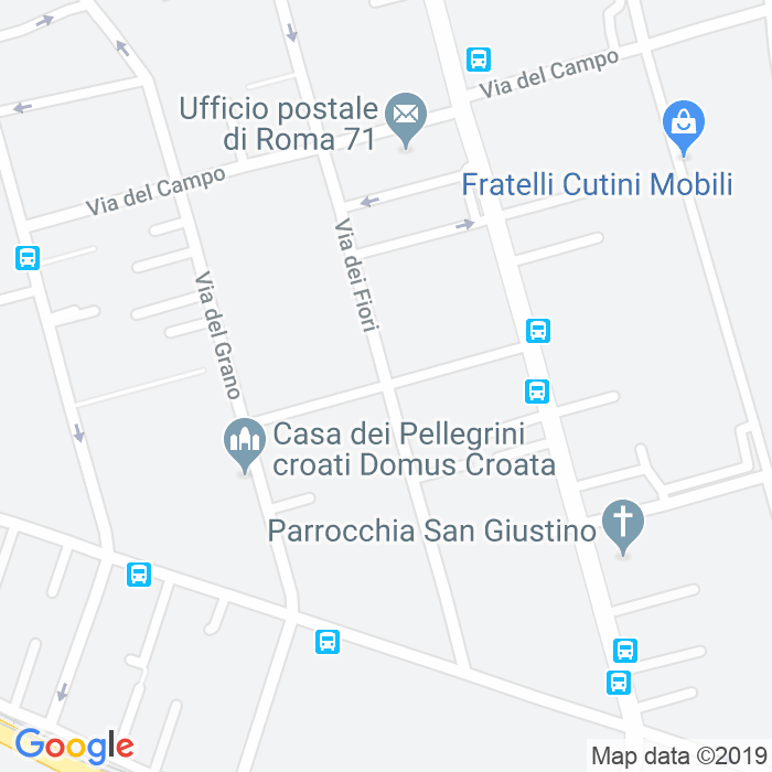 CAP di Via Degli Oleandri a Roma