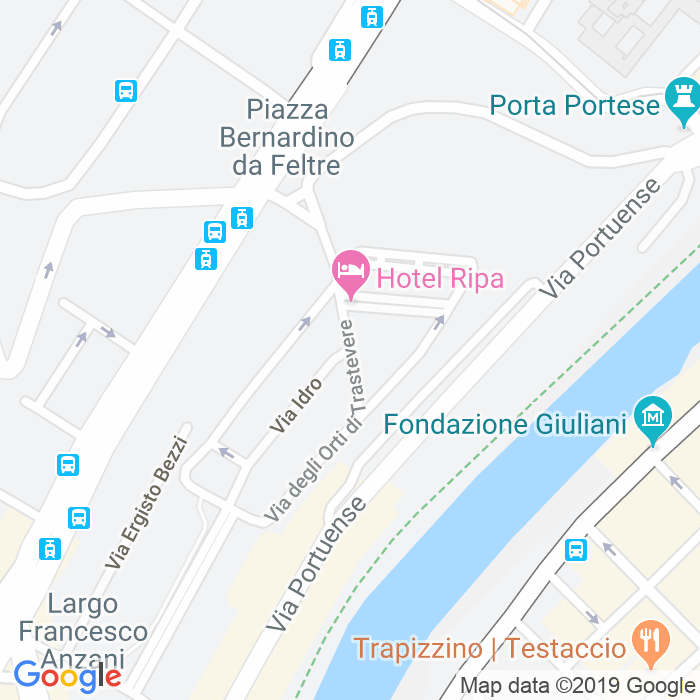 CAP di Via Degli Orti Di Trastevere a Roma