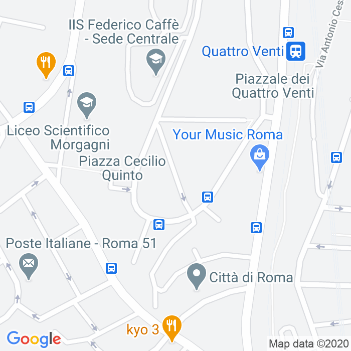 CAP di Via Degli Orti Gianicolensi a Roma