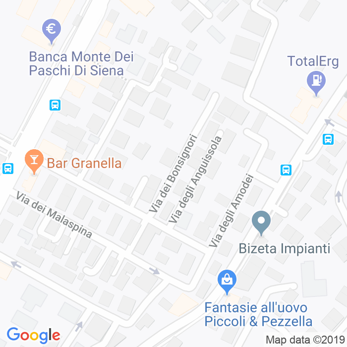 CAP di Via Dei Bonsignori a Roma