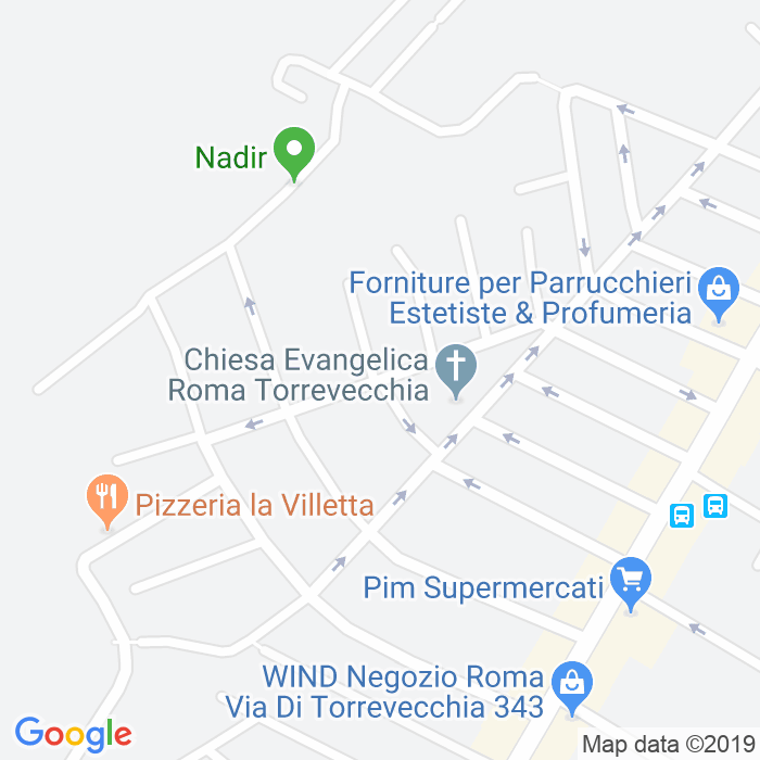 CAP di Via Dei Bruno a Roma