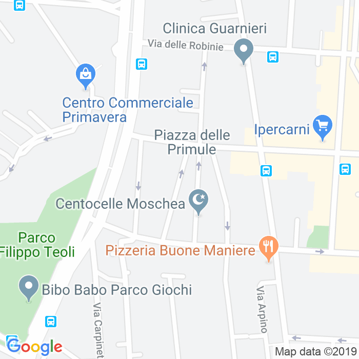 CAP di Via Dei Bucaneve a Roma