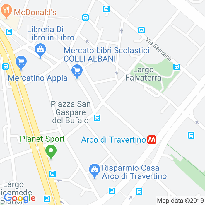 CAP di Via Dei Colli Albani a Roma