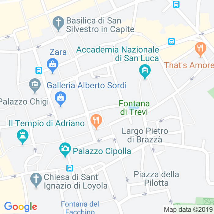 CAP di Via Dei Crociferi a Roma