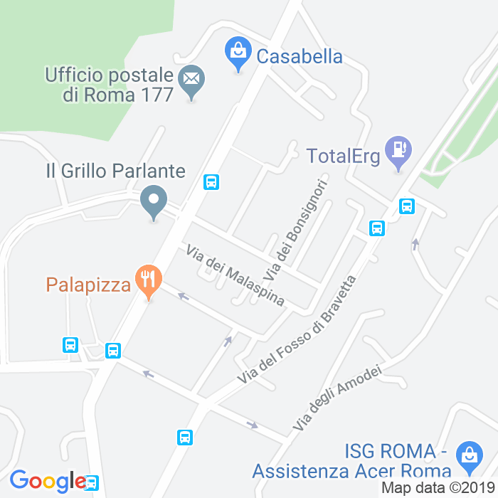 CAP di Via Dei Facchinetti a Roma