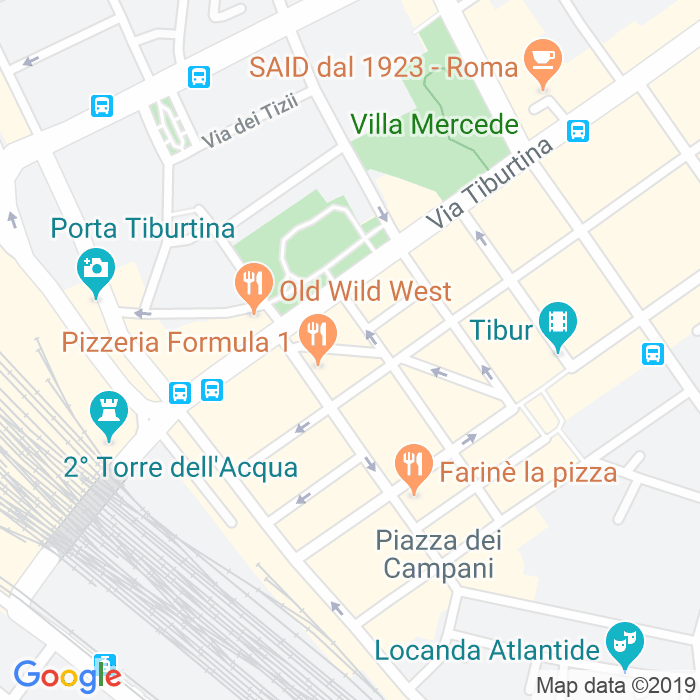 CAP di Via Dei Falisci a Roma