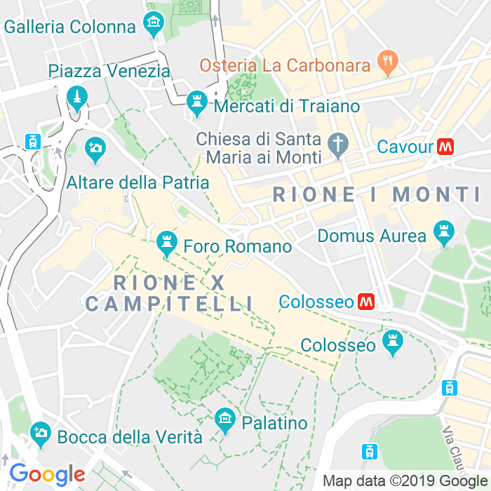 CAP di Via Dei Fori Imperiali a Roma