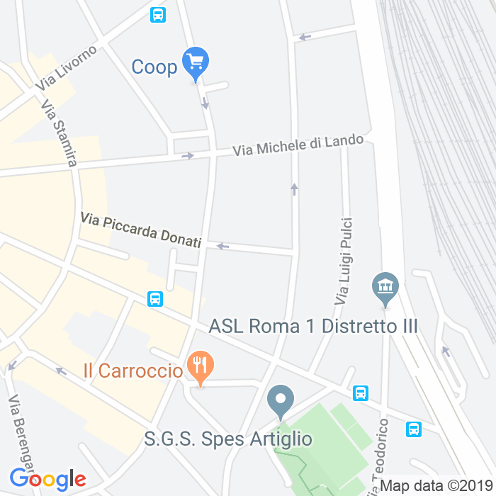 CAP di Via Dei Foscari a Roma