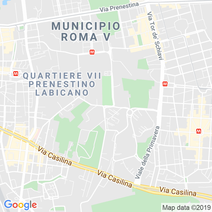 CAP di Via Dei Gordiani a Roma