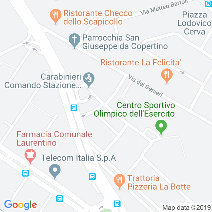 CAP di Via Dei Lancieri a Roma