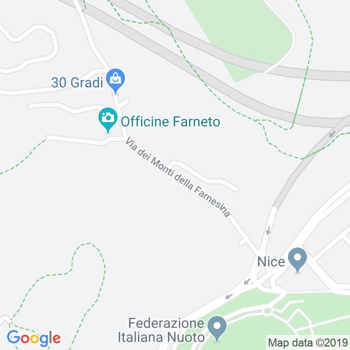 CAP di Via Dei Monti Della Farnesina a Roma