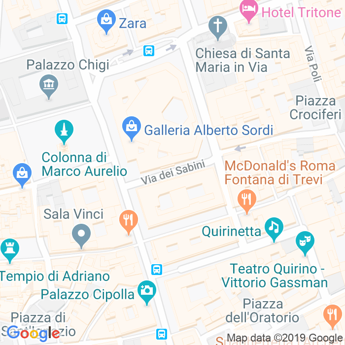 CAP di Via Dei Sabini a Roma